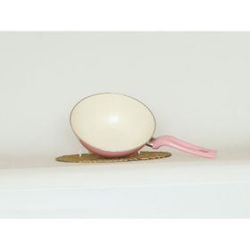Bonera 24 cm Gül Kurusu Wok Tava