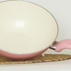 Bonera 24 cm Gül Kurusu Wok Tava