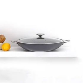 Bonera 32 cm Cam Kapaklı Pro Plus Granit Braising Tava
