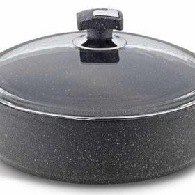 Bonera GRNT1042 26 cm Granit Kısa Basık Karnıyarık Tencere