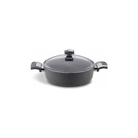 Bonera GRNT1044 30 cm Granit Kısa Basık Karnıyarık Tencere