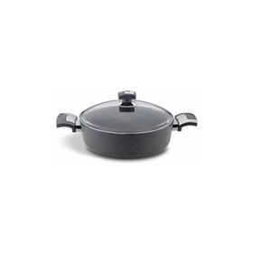 Bonera GRNT1044 30 cm Granit Kısa Basık Karnıyarık Tencere