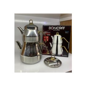 Bonera Harem Jumbo Boy Gold Çelik Çaydanlık