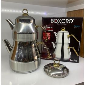 Bonera Harem Jumbo Boy Gold Çelik Çaydanlık