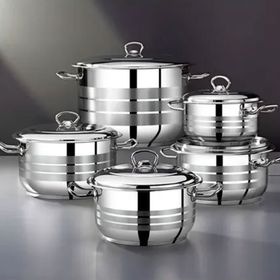 Bonera Masterchef 10 Parça Çelik Tencere Seti