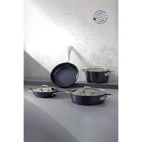 Bonera Pro Plus İndüksiyon Tabanlı 7 Parça Tencere Tava Sahan Seti