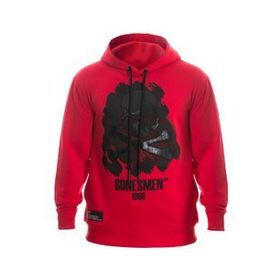 Bonesmen Deri Kuru Kafa Kapüşonlu Sweatshirt