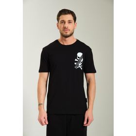 Bonesmen Yuvarlak Yaka Double Skull T-shirt