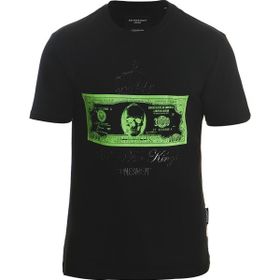 Bonesmen Yuvarlak Yaka Siyah Kadın T-shirt