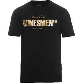 Bonesmen Yuvarlak Yaka Siyah Kadın T-shirt