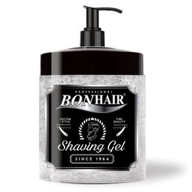Bonhair 1000 ml Pompalı Naturel Profesyonel Tıraş Jeli