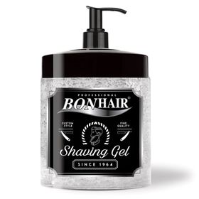 Bonhair 1000 ml Pompalı Naturel Profesyonel Tıraş Jeli