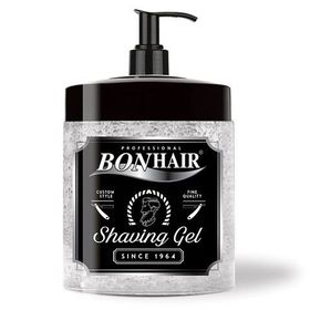Bonhair 1000 ml Pompalı Naturel Profesyonel Tıraş Jeli