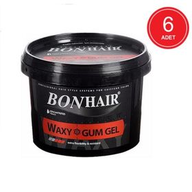 Bonhair Waxy Gum Gel Silikonlu 6x700 ml Jöle