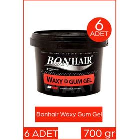 Bonhair Waxy Gum Gel Silikonlu 6x700 ml Jöle