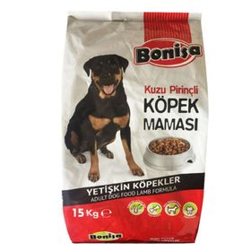 Bonisa 15 KG Kuzu Etli Pirinçli Yetişkin Köpek Maması