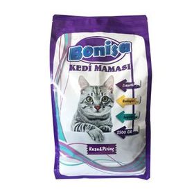 Bonisa Kuzu Etli Pirinçli 2.5 KG Kuru Kedi Maması