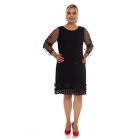 Bonita 1555 BB 3D Baskılı Eteği Astarlı Kısa Elbise