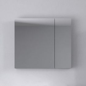Bonitobagno Capri Aynalı 75 cm Beyaz Banyo Dolabı Üst Modül