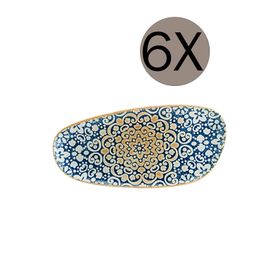 Bonna Alhambra Vago 36 cm 6'lı Dikdörtgen Tabak