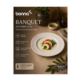 Bonna Banquet 17 cm Düz Tabak