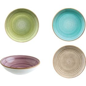 Bonna Gourmet 15 cm 4'lü Renk Çukur Tabak