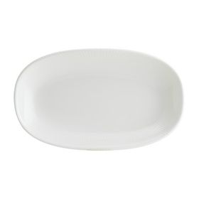 Bonna Iris White Gourmet 19x11 cm Oval Kayık Tabak