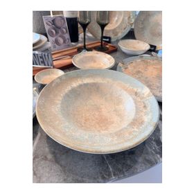 Bonna Luz Gourmet 24 cm 2 Adet Porselen Çukur Tabak Seti