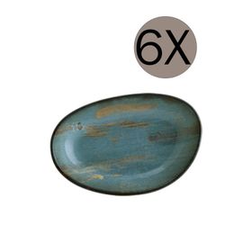 Bonna Madera Mint Vago 15x8,5 cm 6'lı Oval Kayık Tabak