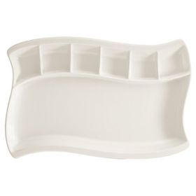 Bonna Porselen 34 cm 6'lı Gourmet Kahvaltı Tabağı