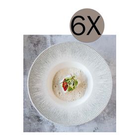 Bonna Porselen Iris Banquet 28 cm 400 cc 6'lı Çukur Tabak