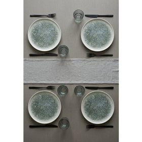 Bonna Porselen Lunar Mavi Hygge 22 cm 6'lı Düz Tabak