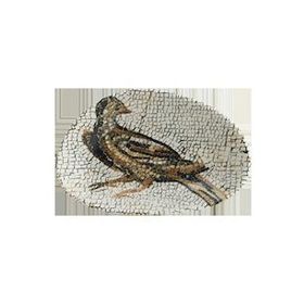 Bonna Porselen Mezopotamya Kuş Vago15*8.5 cm 2'li Oval Kayık Tabak