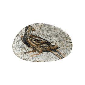 Bonna Porselen Mezopotamya Kuş Vago15*8.5 cm 2'li Oval Kayık Tabak