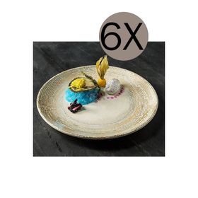 Bonna Porselen Patera Gourmet 6 Adet 27 cm Düz Tabak