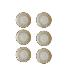 Bonna Porselen Petera Gourmet 12 CM 6 Adet Çay Kahve Fican Tabağı