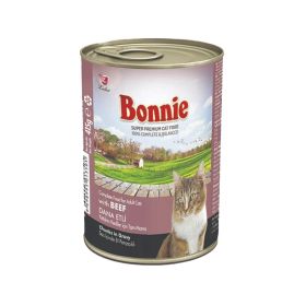 Bonnie 400 gr Dana Etli Yetişkin Kedi Konservesi
