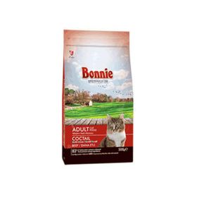 Bonnie 500 gr Kuzulu ve Pirinçli Yetişkin Kuru Kedi Maması