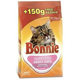 Bonnie Cocktail 500 gr Karışık Yetişkin Kedi Maması