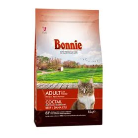 Bonnie Dana Etli Kokteyl 1.5 kg Kedi Kuru Mama
