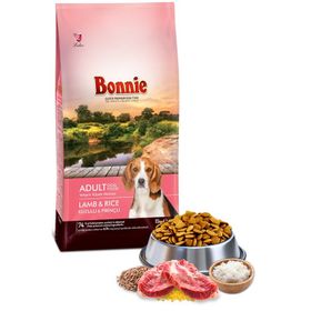 Bonnie Kuzu Etli ve Pirinçli 15 kg Yetişkin Köpek Maması