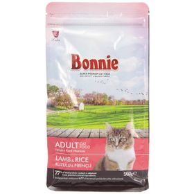Bonnie Kuzu ve Pirinçli 0,5 kg Yetişkin Kedi Maması