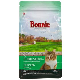 Bonnie Tavuklu Yetişkin Kısırlaştırılmış 0.5 kg Kuru Kedi Maması