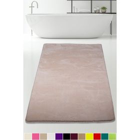 Bonny Home 120x180 cm Elite Vizon Peluş Kaymaz Tabanlı Pufidik Banyo Halısı