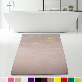 Bonny Home 120x180 cm Elite Vizon Peluş Kaymaz Tabanlı Pufidik Banyo Halısı