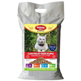 Bonny Nice 2x5 kg Doğal Çam Peleti Kedi Kumu