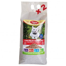 Bonny Nice 2x7 lt Doğal Çam Peleti Kedi Kumu