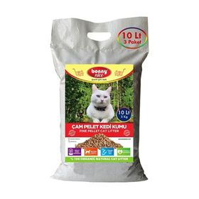 Bonny Nice 4x5 kg Doğal Çam Peleti Kalın Taneli Kedi Kumu