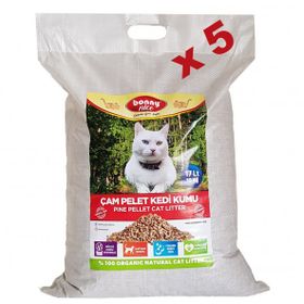 Bonny Nice 5x20 lt Doğal Çam Peleti Kedi Kumu