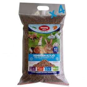 Bonny Nice Doğal Cam Pelet 5 kg 10 lt 4 Paket Hamster Altlığı